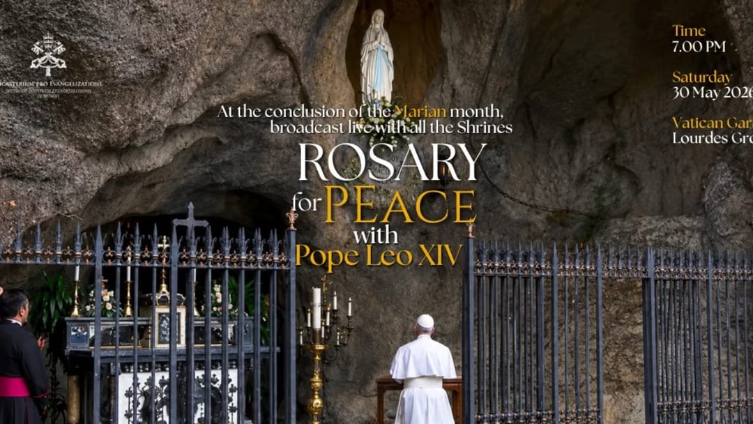 Pope to lead Worldwide Rosary for Peace; Northeast Faithful invited to Join