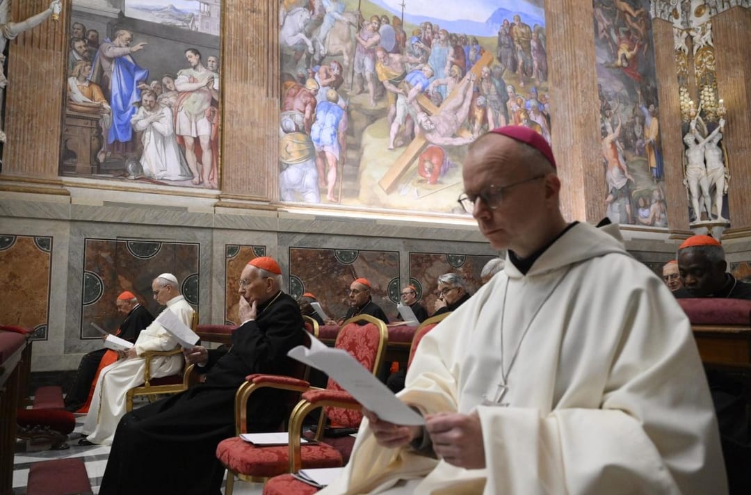 Bishop Erik Varden Reflects on St. Bernard During Vatican Lenten Retreat