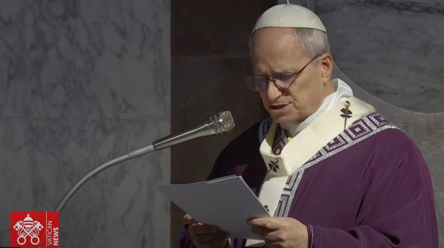 HOLY MASS, BLESSING AND IMPOSITION OF ASHES  HOMILY OF POPE LEO XIV