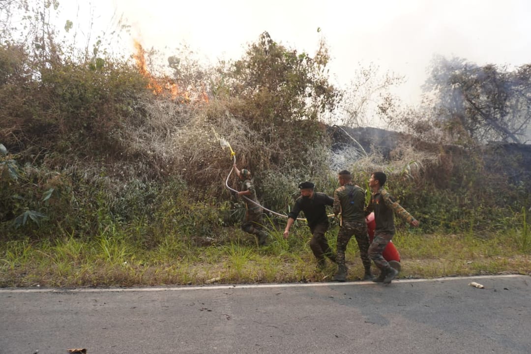 Assam Rifles Contain Jungle Fire Near School in Changlang