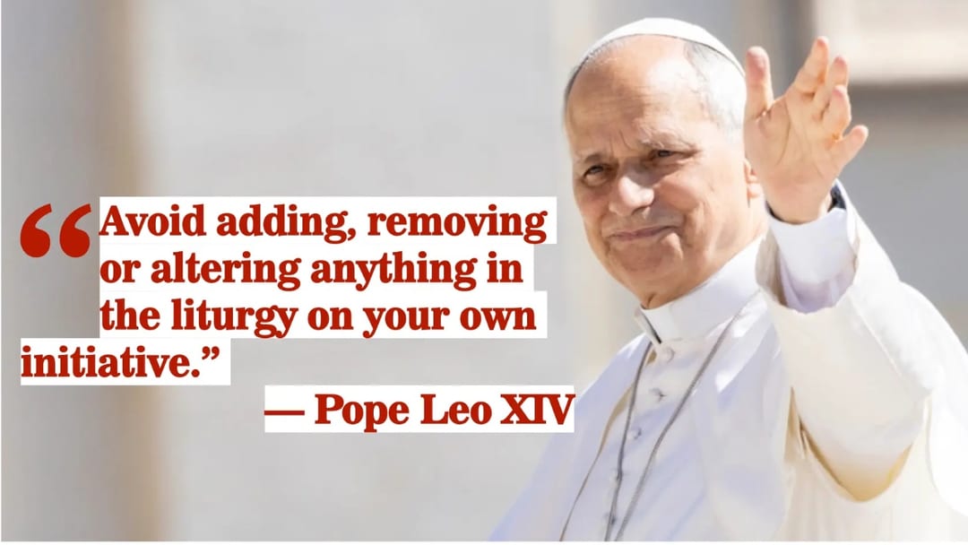 Pope urges Fidelity to Liturgical Norms, Warns against Personal Alterations at Mass