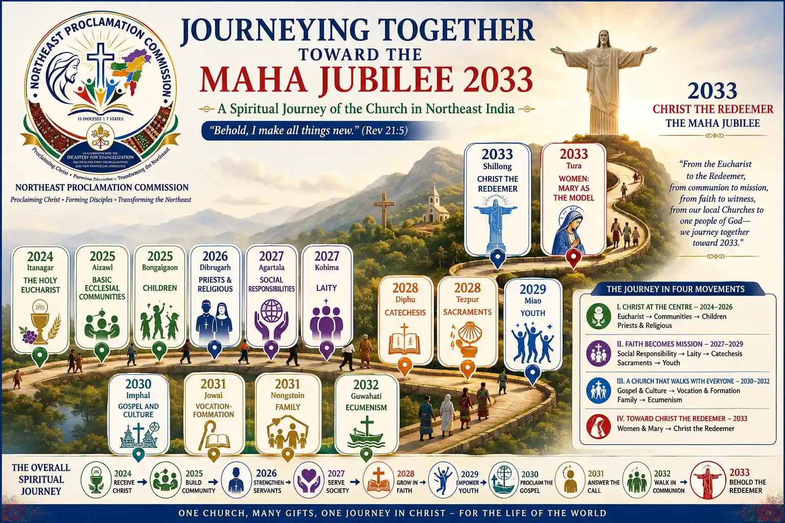 Dibrugarh to take up Northeast Church’s Jubilee Journey