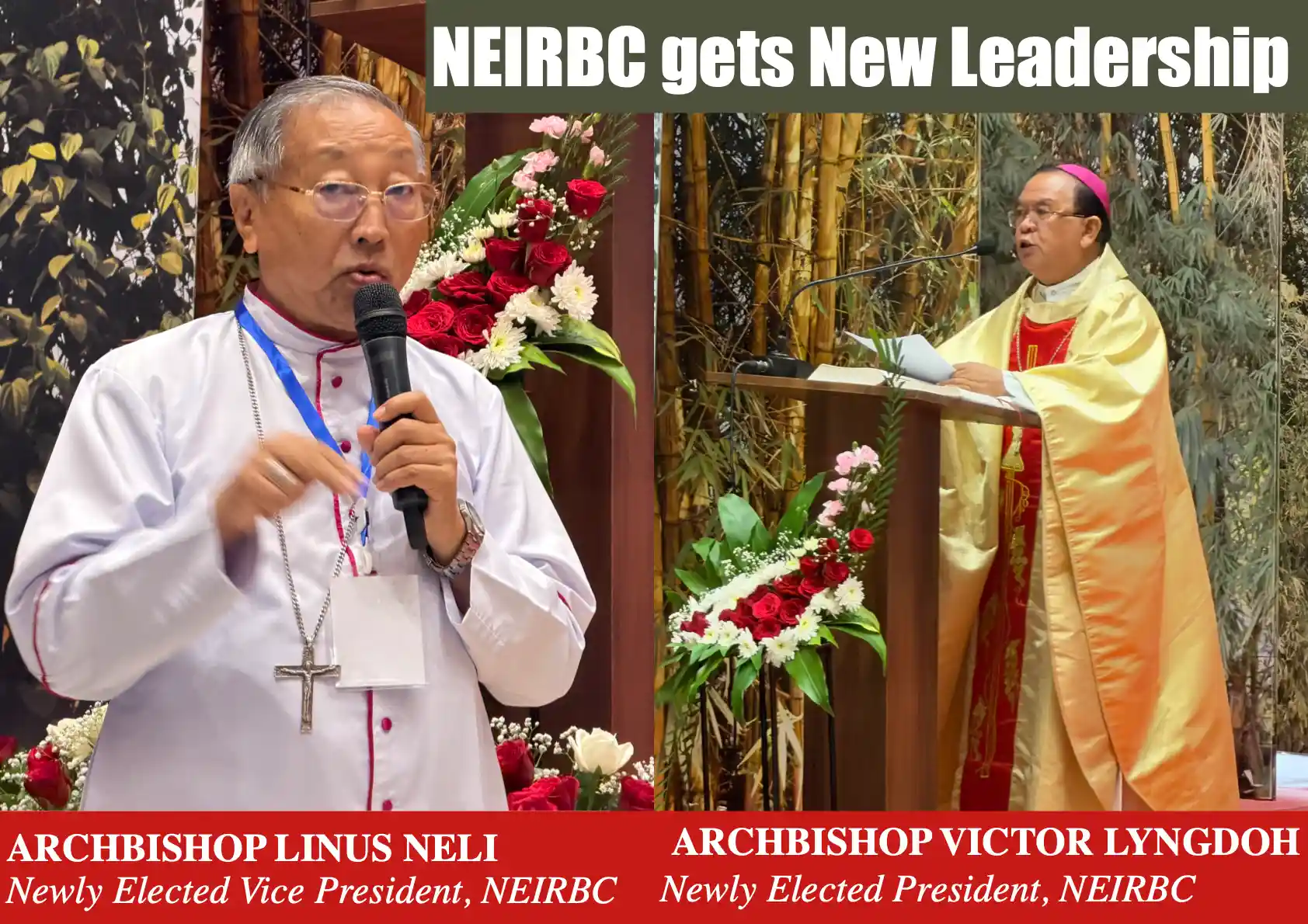 Archbishop Victor Lyngdoh elected to lead Northeast India’s bishops; Archbishop Linus Neli becomes Vice President