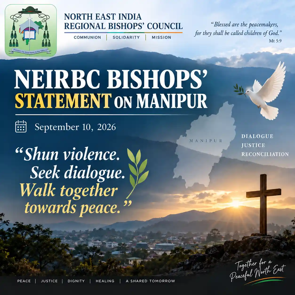 NEIRBC Bishops condemn Manipur Violence, Call for Dialogue, Justice and Reconciliation